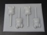 504sp Madagascar Penguins Chocolate or Hard Candy Lollipop Mold